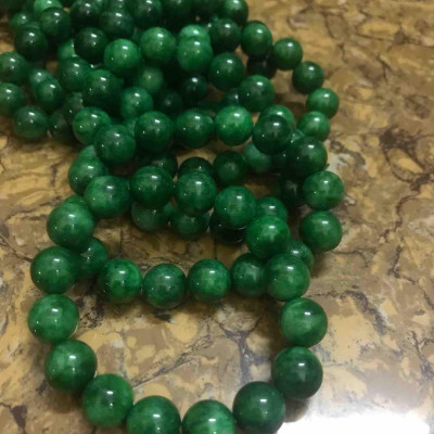 VÒNG TAY ĐÁ CẨM THẠCH 12LY NAM NỮ MỆNH MỘC HỎA ĐEO ĐƯỢC CẢ 