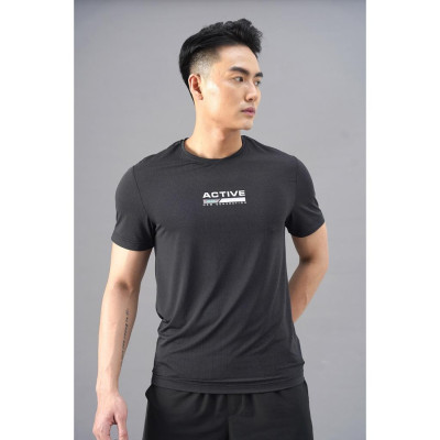 Áo Thun Thể Thao Nam AM SPORT1 TSM234 Cổ Tròn Thoáng Khí, Không Bai Xù, Nhanh Khô, Co Giãn Tốt