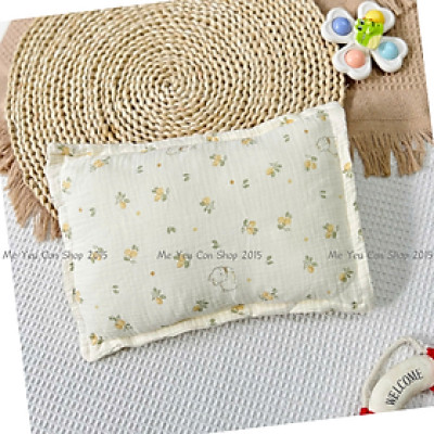 [6M+] Gối Xô Mềm, Êm, Thoáng Khí Cho Bé Từ 6 tháng trở lên - có thể tháo rời vỏ gối