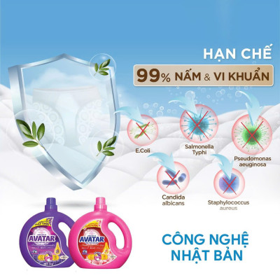 Combo 2 Nước Giặt Xả Hương Nước Hoa Avatar (02 Mùi Hương)