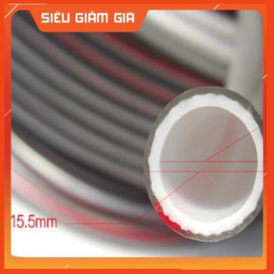 Bộ dây vòi xịt nước rửa xe, tưới cây . tăng áp 3 lần, loại 7m, 10m 206701-3 đầu đồng, cút,nối vàng+ tặng mở chai