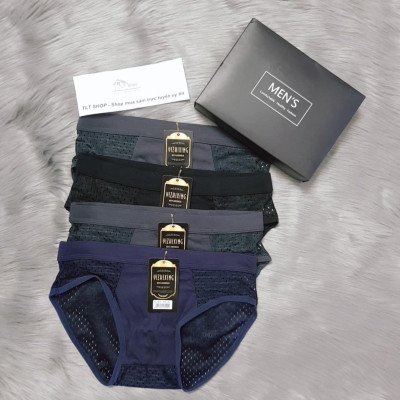 Hộp 4 quần sịp tam giác nam thông hơi