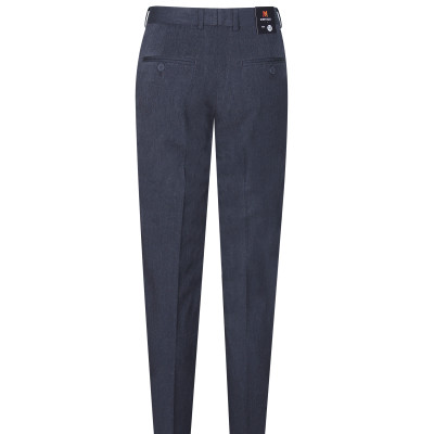 Quần tây nam không ply ống ôm đen Khatoco Q1M578S0-CNDE218-2411-0