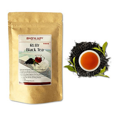 Trà Đen [ Ruby ] 4 sao - Gói 50g - Nước đỏ Ruby, mềm mịn, thơm mùi mận ngọt - Đông Sơn