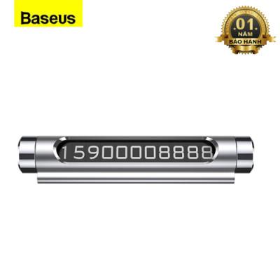 Bảng Hiện Số Điện Thoại Khi Đỗ Xe Ô Tô - Hàng Chính Hãng Baseus