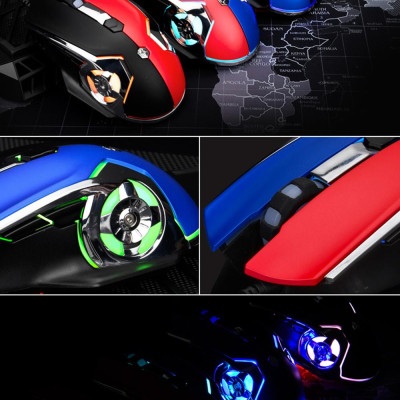 Chuột chơi game có dây USB 6 phím Lập trình macro tùy chỉnh 3200DPI cho văn phòng tại nhà Ajazz AJ120 