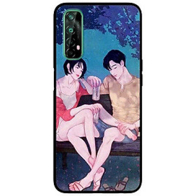Ốp lưng dành cho Realme 7 mẫu Cặp Đôi Chill