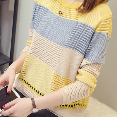 Áo len nữ phối màu trẻ trung Haint Boutique 07