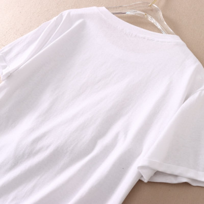 Áo thun nữ cổ tròn thiết kế giả yếm thắt nơ thời trang, chất thun mềm co giãn Haint Boutique A10