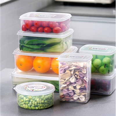 Hộp đựng thực phẩm 800ml (dạng tròn) dùng được lò vi sóng nội địa Nhật Bản