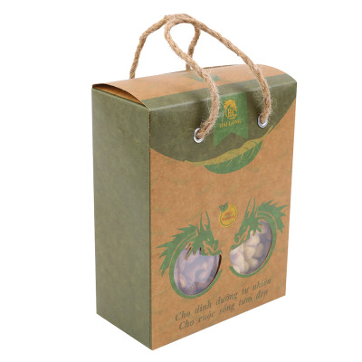 Hộp Quà Hải Long 5: Hộp Điều Vỏ Lụa Hải Long (250g) + Hộp Hạt Sen Sấy Hải Long (230g)