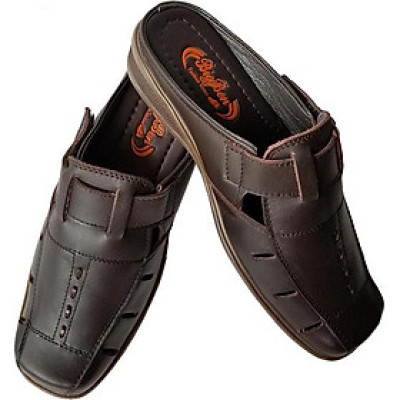 Dép SaBo Nam BIGGBEN Da Bò Thật Cao Cấp SB19