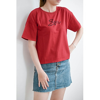 Áo thun PT cổ tròn nữ