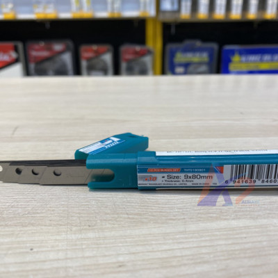 Bộ 10 lưỡi dao 9x80mm Total THT5190901