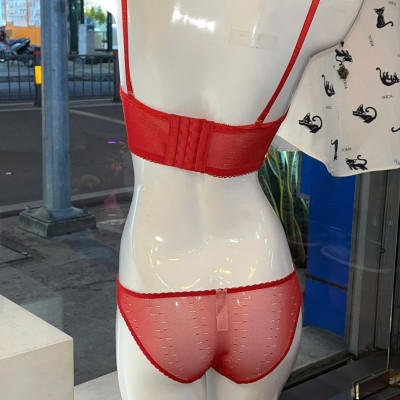 Bộ đồ lót AG 5 móc ren hoa bản to che khuyết diểm quần nguyên mông