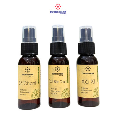 Chai xịt thơm xá xị Dương Minh tinh dầu tự nhiên thơm xe, thơm phòng, thư giãn