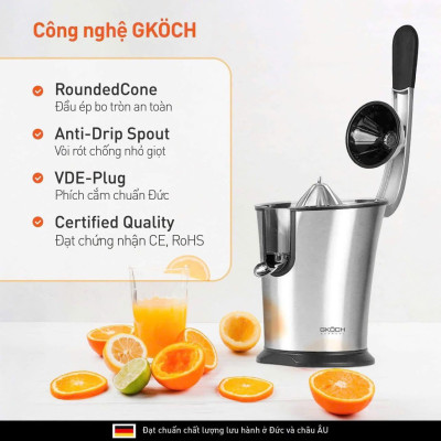 MÁY VẮT CAM Gkoch GERMANY Hàng chính hãng