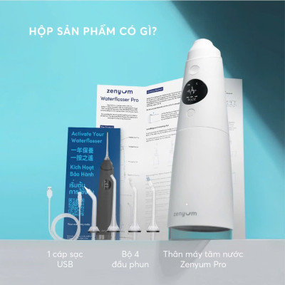 Bộ 4 Đầu Thay Máy Tăm Nước Zenyum Pro