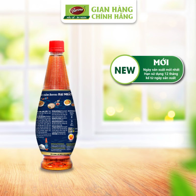 Nước Mắm Barona Đại Nhất 12 Độ Đạm 750ml, tặng 1 hũ Sate Siêu ngon 100g