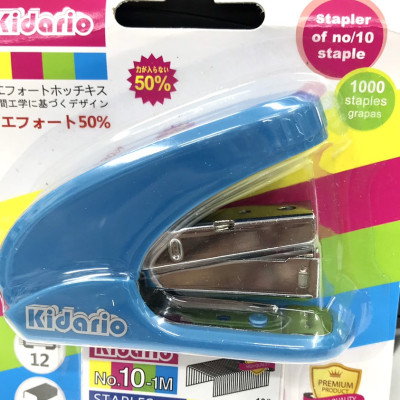 Bấm Kim Kidario Số 10 HD-40N SET (12 Tờ)-Giao Màu Ngẫu Nhiên