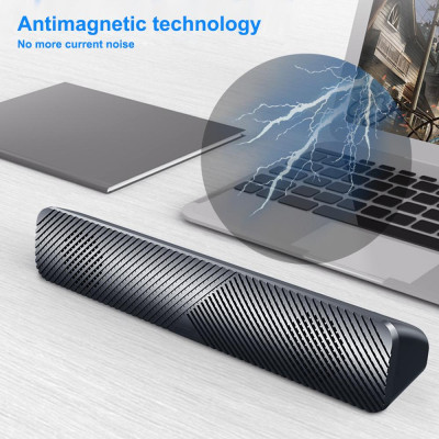 Loa có dây 3.5mm SADA V-108 siêu trầm cho máy tính có hỗ trợ USB