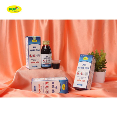 Hạ Khô Thảo PQA Hỗ Trợ Thông Mũi, Thông Thoáng Đường Thở Và Viêm Mũi Dị Ứng Hộp 125ml