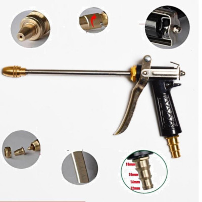  Bộ dây vòi xịt nước rửa xe,tưới cây .tăng áp 3 lần, loại 3m,5m 206318 đầu đồng,đai,nối nhựa vàng+ tặng móc khoá