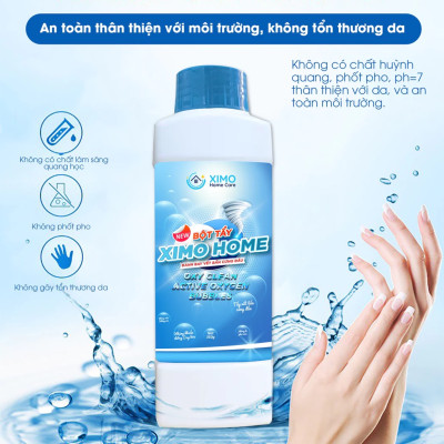 Bột tẩy trắng quần áo, đồ gia dụng đa năng Ximo Home- 350g