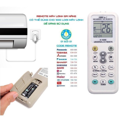 Remote điều khiển tất cả dòng máy lạnh cũ tới mới nhất hiện nay nội địa Nhật, VN, Thái Lan các loại (Hàng Chính Hãng)