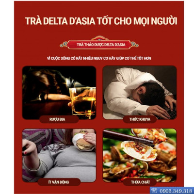 TRÀ NHÀU Dạng Túi Zip –  Delta D