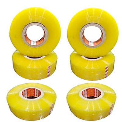 Combo 6 Cuộn Băng Dính, Băng Keo Khổ 47mm x 1kg/cuộn - Hàng Chính Hãng