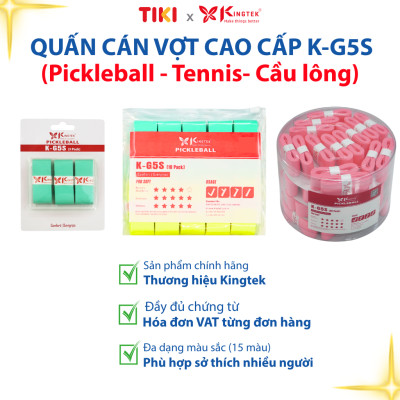 Quấn Cán Vợt KINGTEK K-G5S | Overgrip Cao Cấp Cho Pickleball  / Cầu Lông / Tennis | Êm Tay – Chống Trượt – Hút Mồ Hôi -