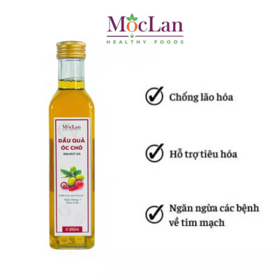 Dầu Óc Chó Tự Nhiên Mộc Lan Healthy 100ml - 250ml Omega 369 Vitamin E phụ nữ có thai, cho con bú, trẻ ăn dặm, người già