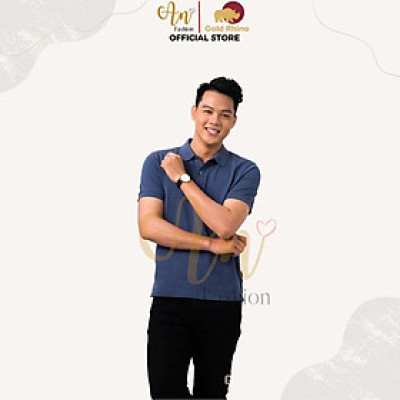 Áo Polo Nam Màu Việt Quất Cao Cấp Với Chất Vải 100% Cotton - Gold Rhino