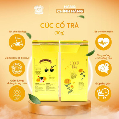 Cúc Cổ Trà Túi Lọc Mohodo Giúp Giải Nhiệt Cơ Thể - Hộp 30G