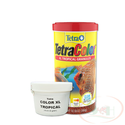 Thức ăn cá TetraColor XL Tropical Granules (Tetra Color) cám chìm tăng màu bể cá cảnh thủy sinh
