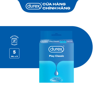 Gel bôi trơn Durex play classic Hộp 3 gói x 5ml