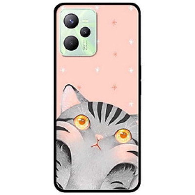 Ốp lưng dành cho Realme C35 mẫu Mèo Hồng