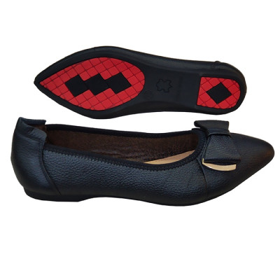 Giày Nữ Búp Bê Đế Bệt TiTi ĐÔ Da Bò Thật Thời Trang Cao Cấp 2cm BBN2023