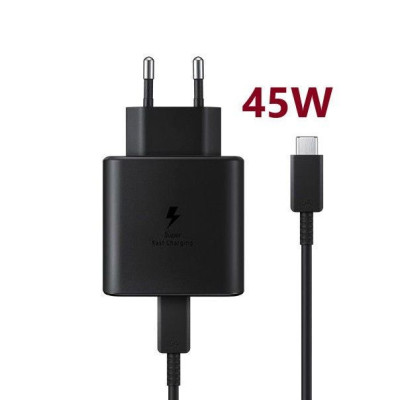 Bộ dây & củ sạc nhanh Samsung 45W Type-C cho Galaxy Note10 Plus, S20 Ultra và các dòng điện thoại khác – Hàng Chính hãng
