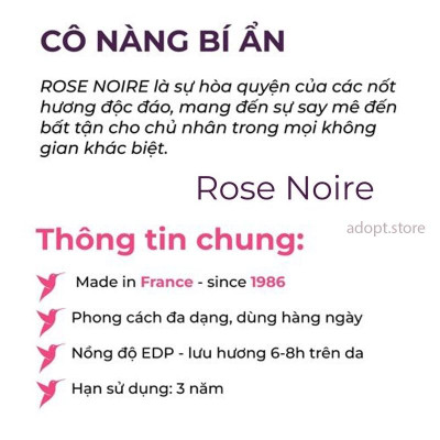 Nước Hoa Nữ 30ml ADOPT