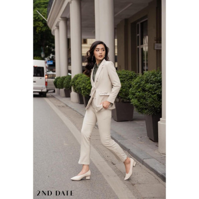 Quần suông ống đứng nữ kiểu 2NDDATE 2HTR002W