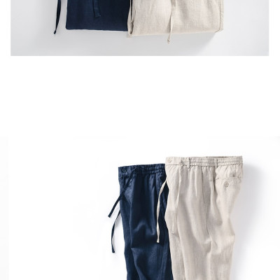 Quần dài nam ống gấp line, cạp chun sau kết hợp khóa khuy trước và dây rút thời trang, trẻ trung, lịch lãm QD11