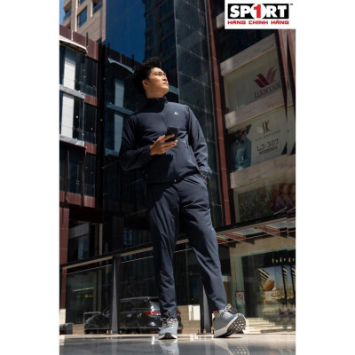 Bộ Quần Áo Gió Thể Thao Nam AM MWS002 Chất Liệu Mềm Mại, Không Thấm Nước, Không Nhăn  Sport1