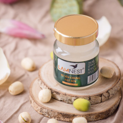 TỔ YẾN CHƯNG HẠT SEN -  YẾN SÀO LAMNEST