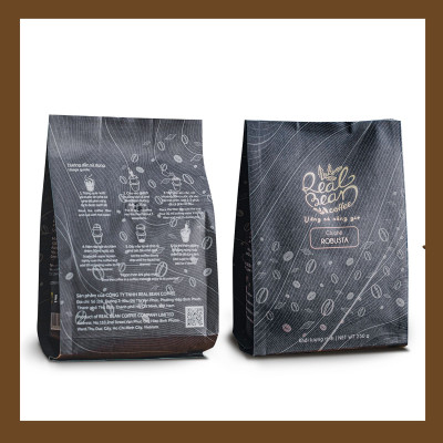 Quà tặng Trung Thu Cà phê Robusta, Cà phê Đặc Sản Rang Xay Cao Cấp - Cà Phê Nguyên Chất Rang Mộc (250g)