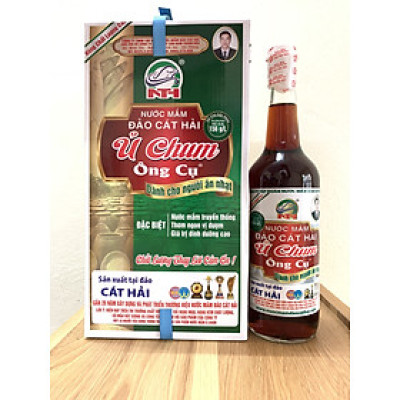 Hộp 4 chai nước mắm Ủ chum dành cho người ăn nhạt, dung tích 650ml
