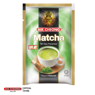 Trà Sữa Vị Trà Xanh Aik Cheong Matcha Café Art (12 Gói x 25g)