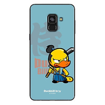 Ốp Lưng Dành Cho Điện Thoại Galaxy A8 2018 - Vịt Vàng Vác Kiếm