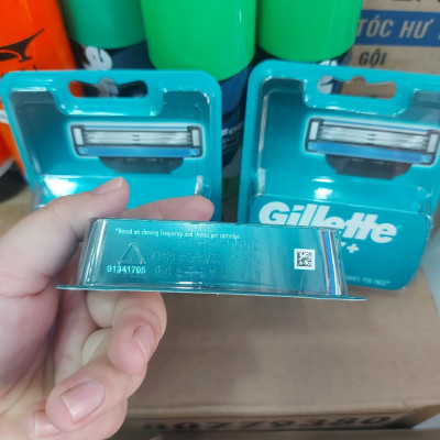 Hộp lưỡi dao cạo râu Gillette Mach3, vỉ 3 lưỡi